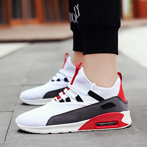 

Men's Mesh Spring & Summer / Fall & Winter Classic / British Athletic Shoes Walking Shoes Breathable Black / White / Beige