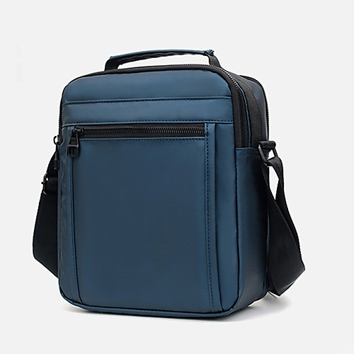 

Men's Zipper Polyester Top Handle Bag Solid Color Black / Blue / Gray