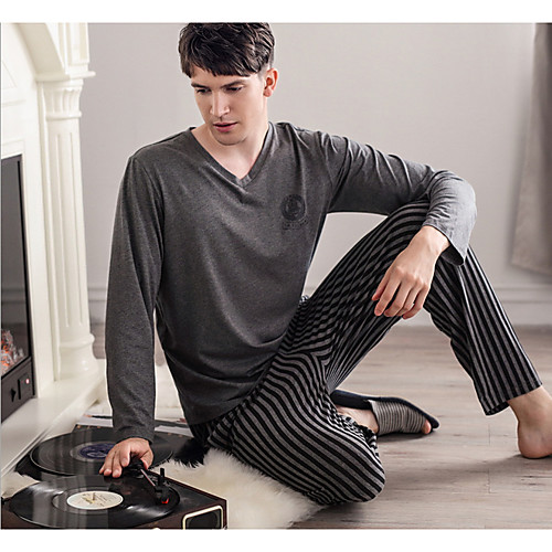 

Men's Suits Nightwear Dark Gray L XL XXL