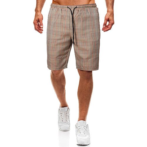 

Men's Basic Shorts Pants - Plaid / Checkered Classic Red US34 / UK34 / EU42 US36 / UK36 / EU44 US38 / UK38 / EU46