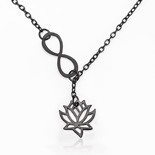 

Women's Pendant Necklace Necklace Friends European Romantic Casual / Sporty Sweet Chrome Black Gold Silver 60 cm Necklace Jewelry 1pc For Street Festival