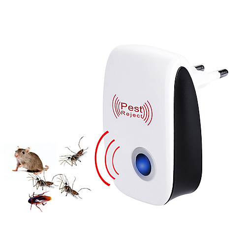 

EU Plug Electronic Mosquito Repellent Indoor Cockroach Mosquito Insect Killer Rodent Contro Ultrasonic Pest Repeller