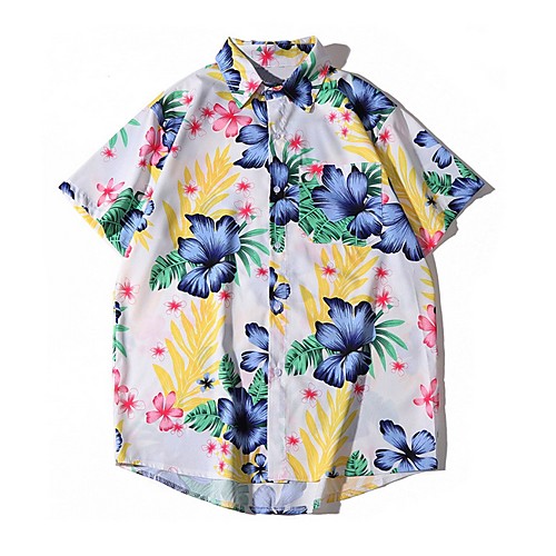 

Men's Daily Shirt - Floral White