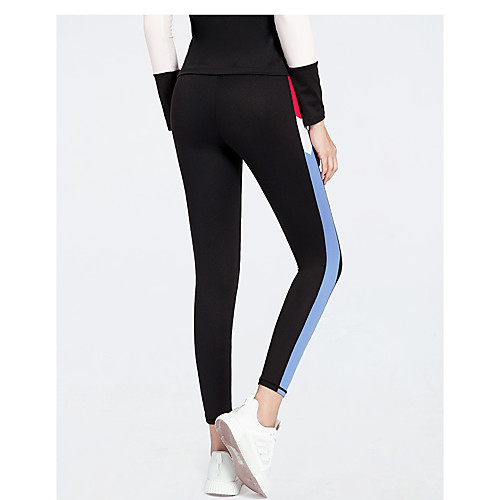 

Women's Sporty / Basic Legging - Solid Colored High Waist Black Navy Blue S M L
