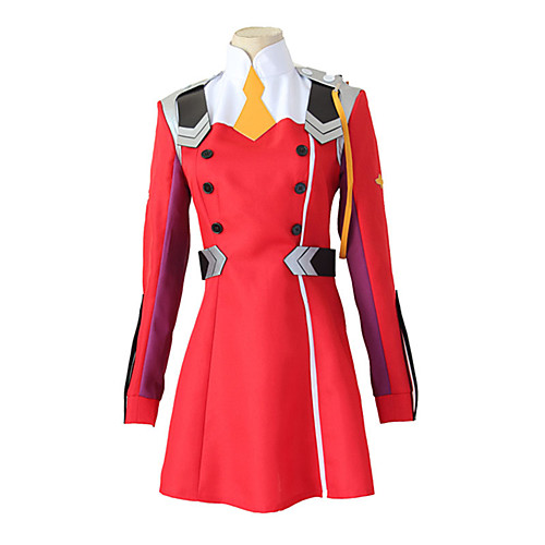 

Inspired by Darling in the Franxx 02 Zero Two Anime Cosplay Costumes Japanese Cosplay Suits Dress Wig For Women's