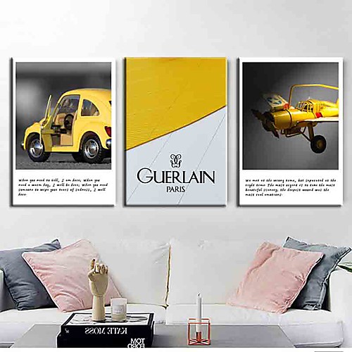 

Pieces Printing Decorative Painting Oil Painting Home Decorative Wall Art Picture Paint on Canvas Prints 40x60cmx3 Houses Architecture