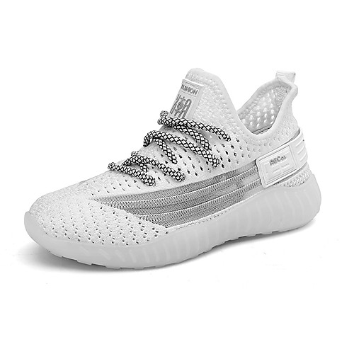 

Boys' / Girls' Comfort Flyknit Trainers / Athletic Shoes Big Kids(7years ) Walking Shoes Buckle Champagne / White / Black Summer / Fall