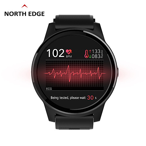 

NORTH EDGE KEEP E101 Unisex Smartwatch Android iOS Bluetooth Waterproof Heart Rate Monitor Calories Burned Long Standby Information ECGPPG Stopwatch Pedometer Call Reminder Activity Tracker