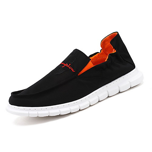 

men's comfort shoes mesh fall & winter sneakers black / orange / yellow