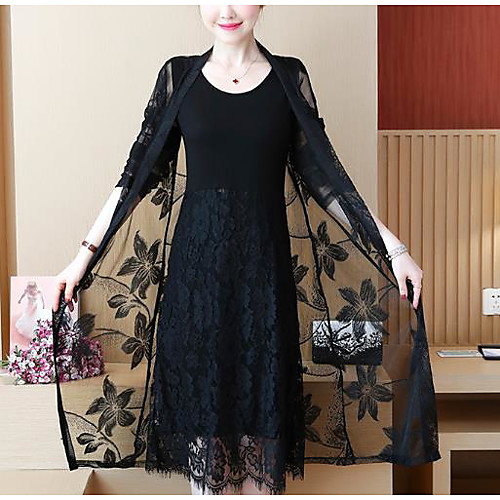 

Women's Solid Colored Long Sleeve Shrug Sweater Jumper, Round Black / White / Blushing Pink M / L / XL