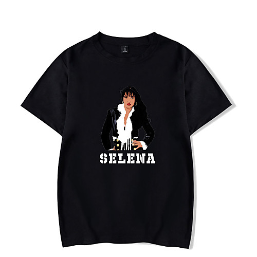 

Inspired by Cosplay Selena quintanilla Cosplay Costume T-shirt Pure Cotton Print Printing T-shirt For Men's / Women's