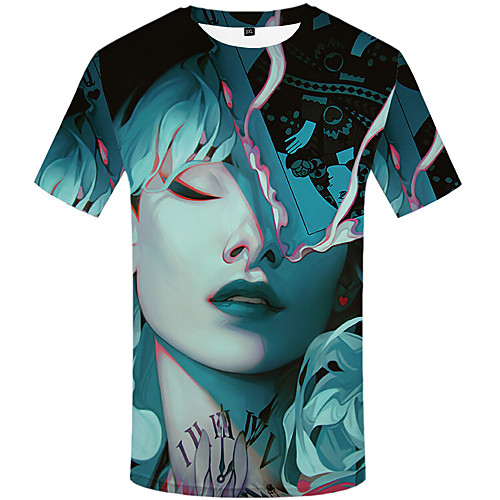 

Men's Daily Street chic T-shirt - 3D Print Rainbow