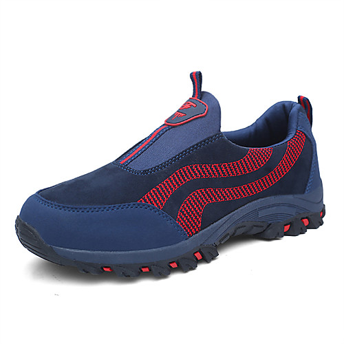 

Men's Suede Fall / Spring & Summer Sporty / Casual Athletic Shoes Walking Shoes Breathable Dark Grey / Black / Dark Blue