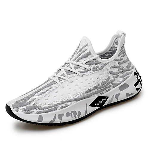 

Men's Tissage Volant Fall / Spring & Summer Sporty / Casual Athletic Shoes Running Shoes / Walking Shoes Breathable Black / Gold / Black and White / White