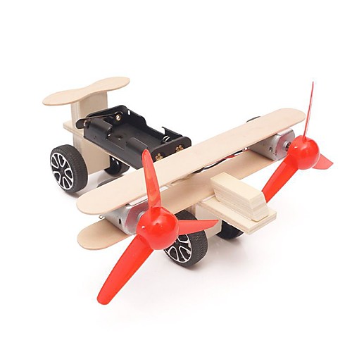 

Electric Glider Science & Exploration Set Educational Toy Airplane Wooden DIY Hand-made Wooden Teenager All Toy Gift 1 pcs