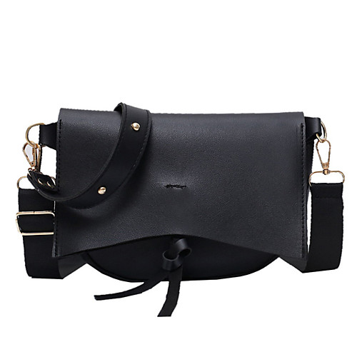 

Women's Polyester / PU Crossbody Bag Solid Color Dark Brown / Brown / Black