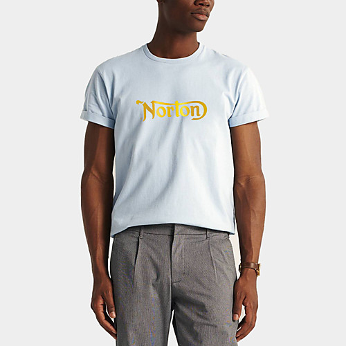 

Men's Daily Sports Business / Basic T-shirt - Solid Colored / Letter Black & White, Print Black