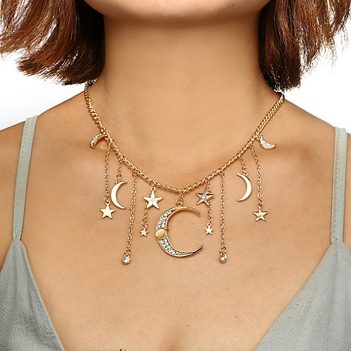 

Women's Necklace Friends European Romantic Casual / Sporty Sweet Chrome Gold 40 cm Necklace Jewelry 1pc For Street Festival
