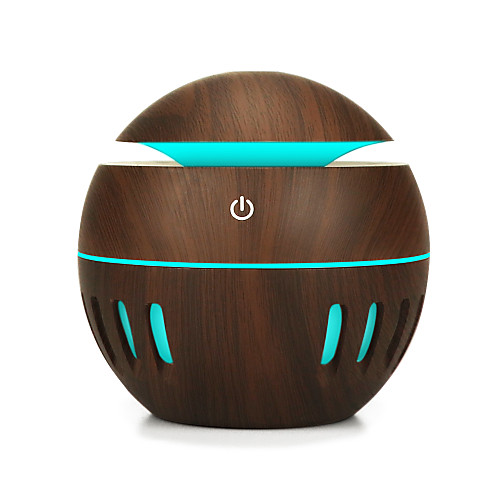 

130ML Wood Grain Office Home Aroma Essential Oil Diffuser Mist Humidifier Air Purifier Storage Cabinets