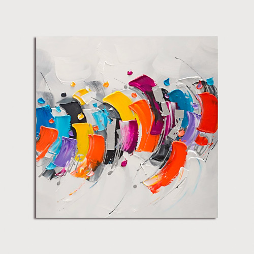 

Hand Painted Canvas Oil Painting Abstract by Knife with Stretcher Home Decoration