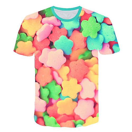 

Men's Daily T-shirt - 3D Print Rainbow