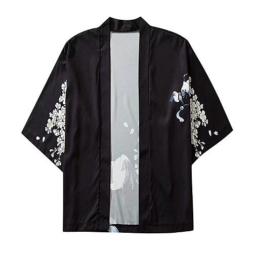 

Men's Daily EU / US Size Shirt - Animal V Neck Black