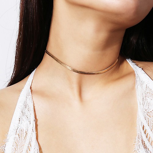 

Women's Necklace Friends European Romantic Casual / Sporty Sweet Chrome Gold 28 cm Necklace Jewelry 1pc For Street Festival