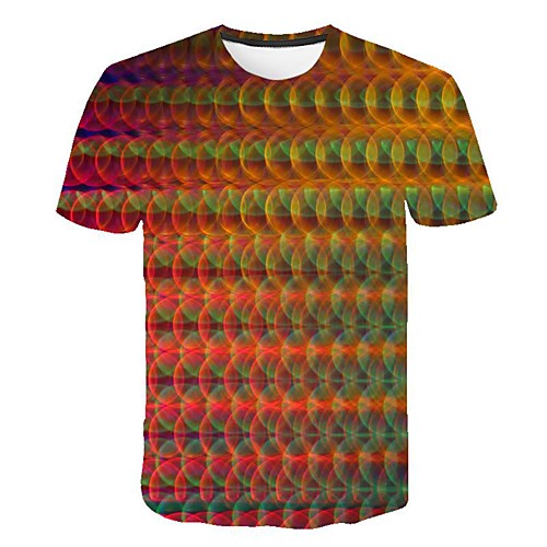 

Men's Daily T-shirt - 3D Print Red