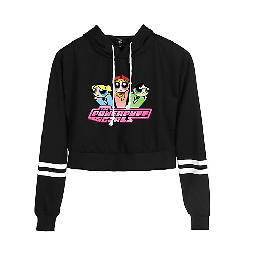 

Inspired by Powerpuff Girls Cosplay Cosplay Costume Hoodie Pure Cotton Print Printing Hoodie For Women's