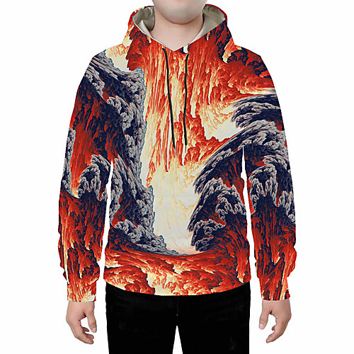 

Men's Basic Hoodie - 3D Rainbow US32 / UK32 / EU40
