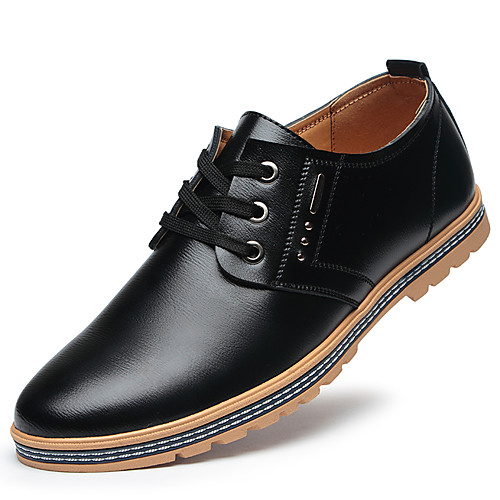 

Men's Faux Leather Spring & Summer / Fall & Winter Business / Casual Oxfords Breathable Brown / Black