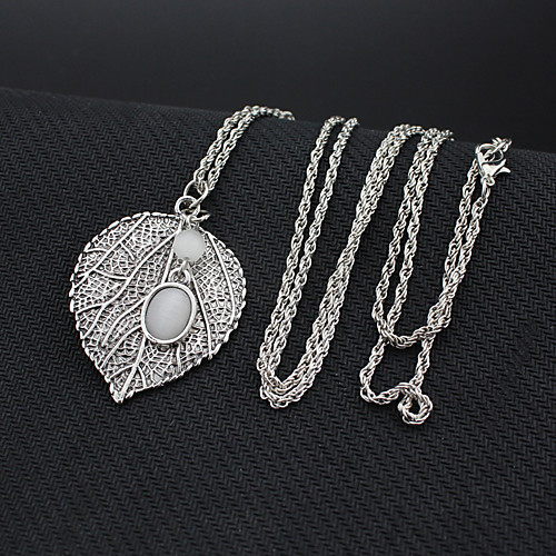 

Women's Necklace Friends European Romantic Casual / Sporty Sweet Chrome Silver 79 cm Necklace Jewelry 1pc For Street Festival