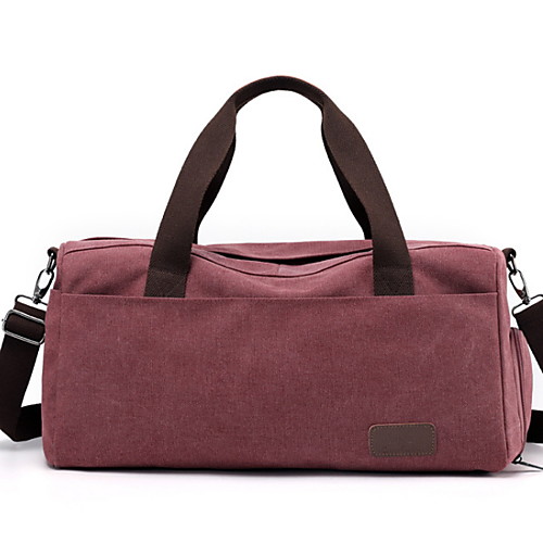 

Women's Zipper Canvas Top Handle Bag Solid Color Army Green / Blue / Black