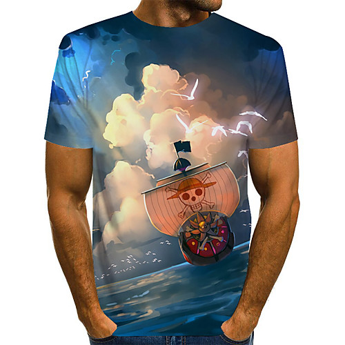 

Men's Daily Basic T-shirt - 3D Rainbow