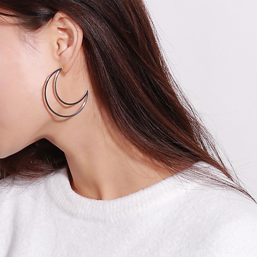 

Women's Earrings Holiday Wedding Birthday Romantic Earrings Jewelry Gold / Silver For Date Street Festival 1 Pair