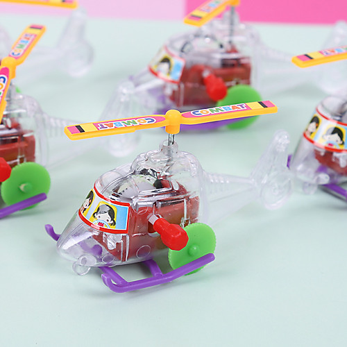 

Small Plane Helicopter Helicopter Transparent Novelty Plastic Adults Children's All Toy Gift 1 pcs