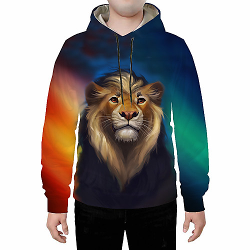 

Men's Basic Hoodie - 3D Rainbow US32 / UK32 / EU40