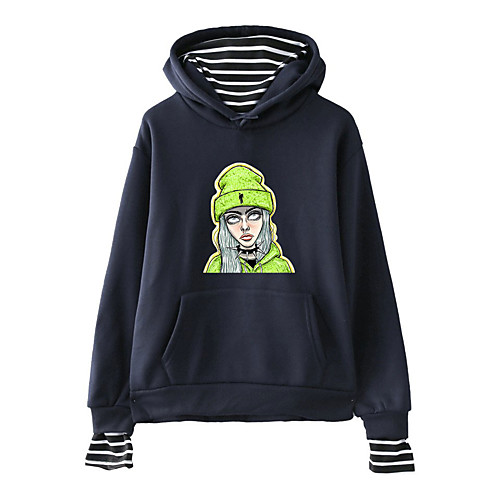 

Inspired by Cosplay Billie Eilish Cosplay Costume Hoodie Pure Cotton Print Hoodie For Men's / Women's