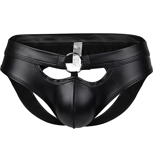 

Men's Cut Out Briefs Underwear - Normal Low Waist Black M L XL