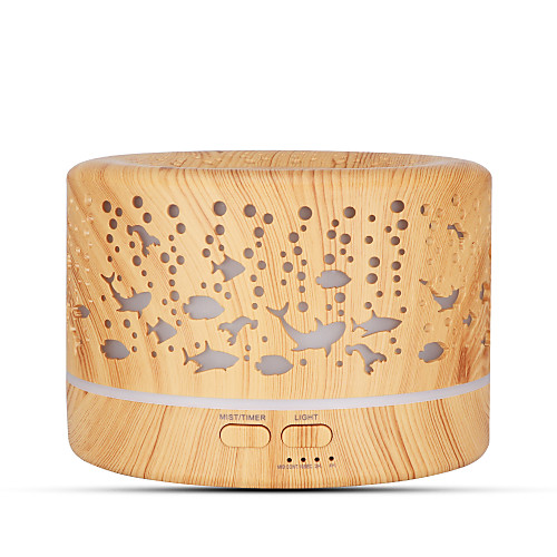 

Ocean bottom world wood grain humidifier hollowed out aromatherapy machine humidifier