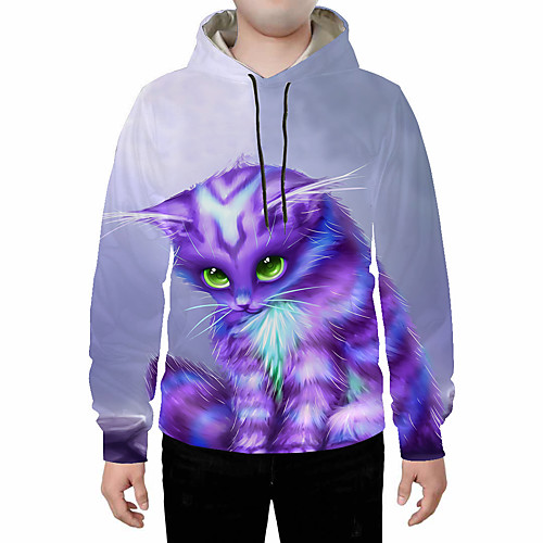 

Men's Basic Hoodie - 3D Rainbow US32 / UK32 / EU40
