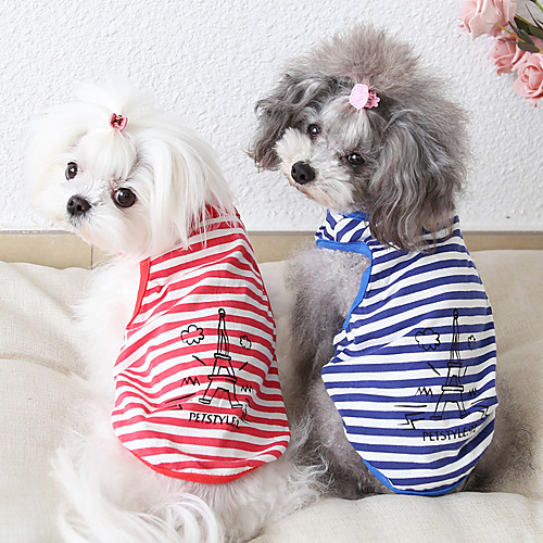 

Dog Costume Vest Dog Clothes Breathable Red Blue Costume Beagle Bichon Frise Chihuahua Cotton Quotes & Sayings Character Casual / Sporty Cute XS S M L XL