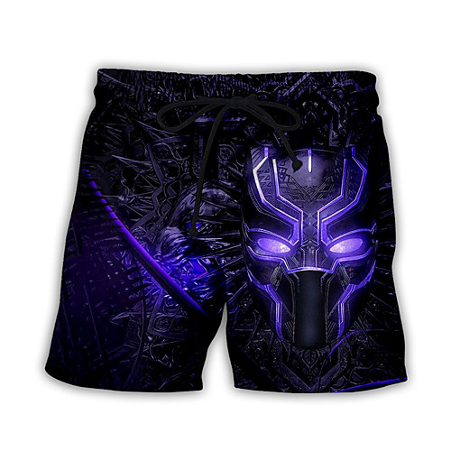 

Men's Swim Shorts Swim Trunks Bottoms Breathable Quick Dry Swimming Beach Water Sports 3D Print Summer / Micro-elastic