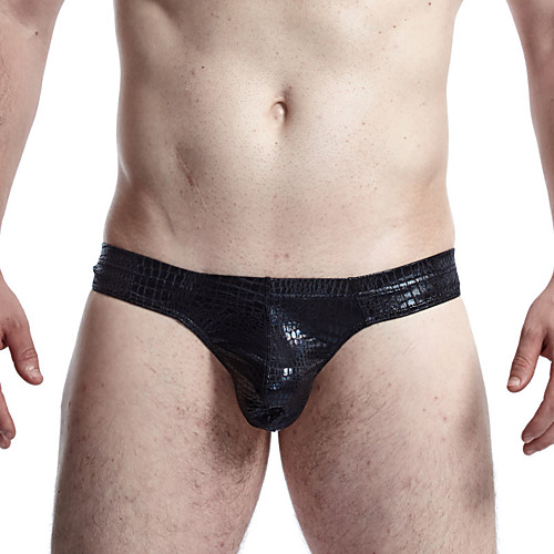 

Men's Adults' Sexy T-Back Snake Skin Lingerie