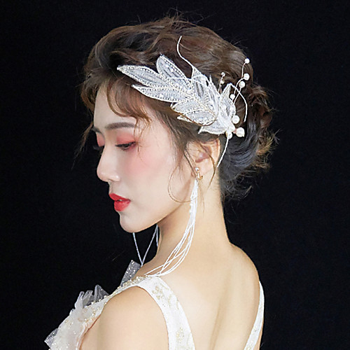 

Beads Headpiece with Solid / Pattern 2pcs Wedding / Special Occasion Headpiece