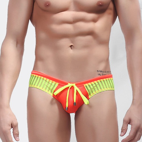 

Men's Black Light Blue White Bottoms Swimwear Swimsuit - Color Block S M L Black