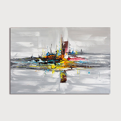 

Hand Painted Canvas Oilpainting Abstract Home Decoration with Frame Painting Ready to Hang