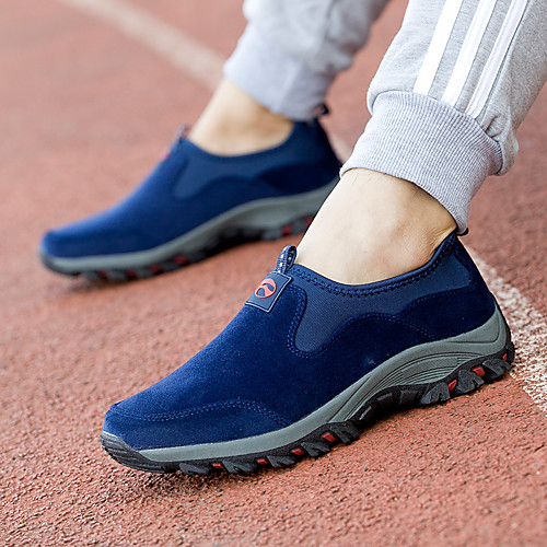 

Men's Cotton / Mesh Spring & Summer / Fall & Winter Sporty / Classic Athletic Shoes Walking Shoes Breathable Army Green / Black / Dark Blue