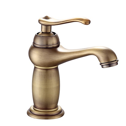 

Bathroom Sink Faucet - Widespread Electroplated Centerset Single Handle One HoleBath Taps