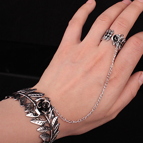 

Women's Ring 1 Piece Silver Alloy Elegant Holiday European Holiday Wedding Party Jewelry